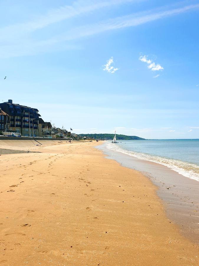 M2M Studio Magnifique Vue Mer - Avec Balcon - Les Pieds Dans L Eau! Blonville-sur-Mer Bagian luar foto