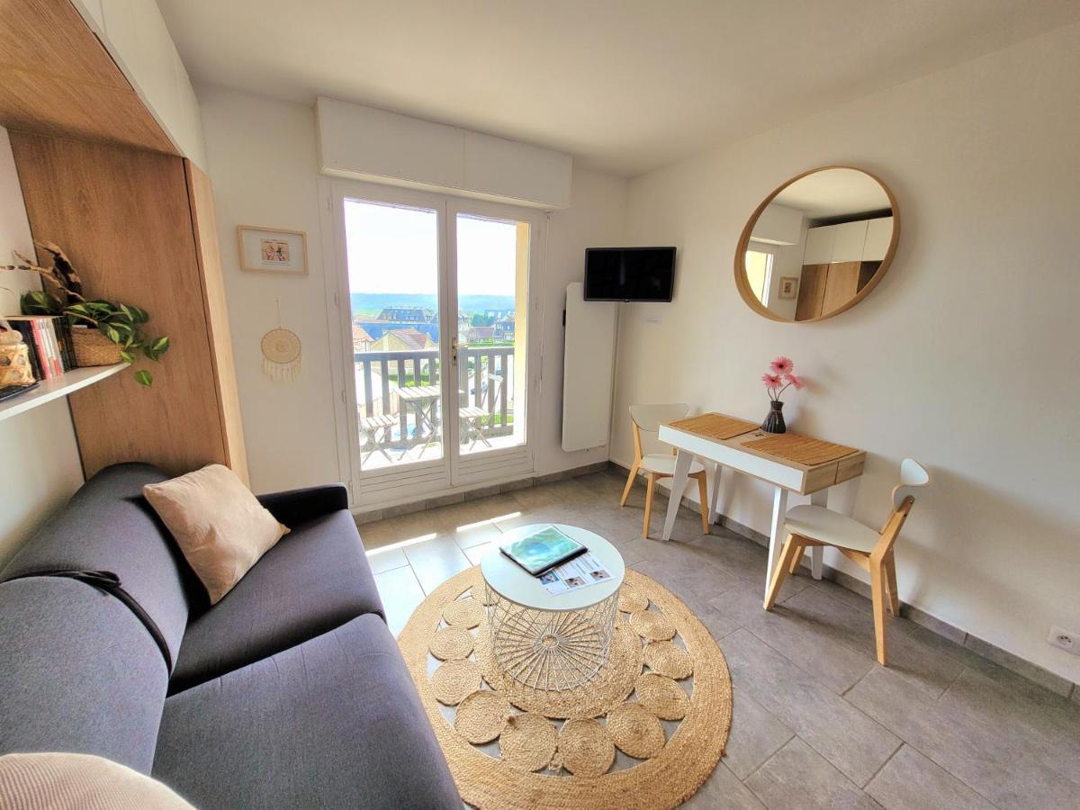 M2M Studio Magnifique Vue Mer - Avec Balcon - Les Pieds Dans L Eau! Blonville-sur-Mer Bagian luar foto